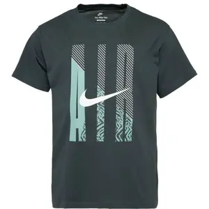 Nike SPORTSWEAR TEE M90 NIKE AIR Pánské triko, tmavě zelená, velikost
