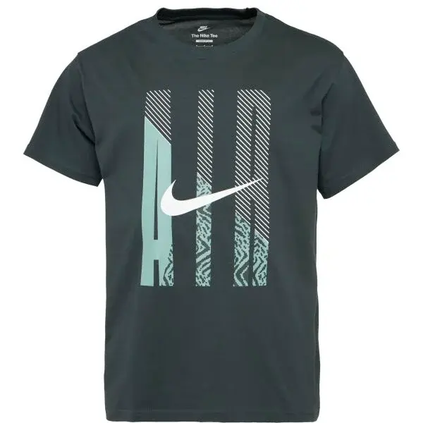 Nike SPORTSWEAR TEE M90 NIKE AIR Pánské triko, tmavě zelená, velikost