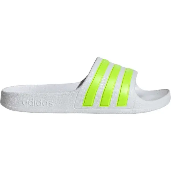 adidas ADILETTE AQUA K Dětské pantofle, bílá, velikost