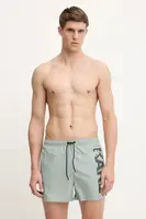 Plavkové šortky Karl Lagerfeld tyrkysová barva, A1M46013