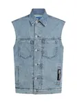 KARL LAGERFELD JEANS Vesta  modrá denim