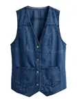 Imily Bela Vesta  modrá denim