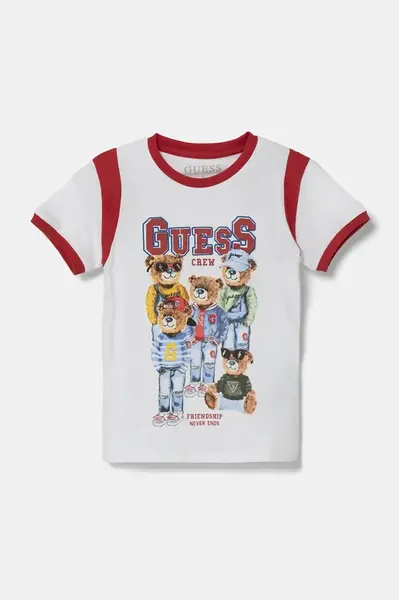 Dětské bavlněné tričko Guess