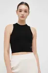 Guess crop top dámský s viskózou EDIE