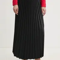 Sukně Artigli černá barva, maxi, áčková, ACGO000301