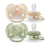 PHILIPS AVENT Cumlík ultrasoft premium zvieratko 0-6m chlapec 2 kusy