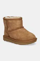 Dětské semišové sněhule UGG CLASSIC MINI II hnědá barva, 1017715T