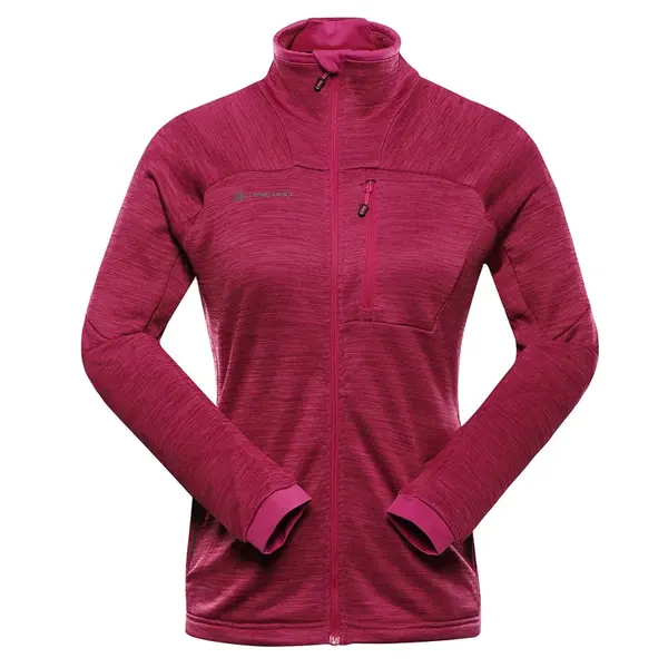 Dámská rychleschnoucí mikina alpine pro onneca 3  růžová m
