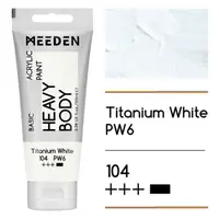 Akrylová barva Meeden 100ml – 104 Titanium White