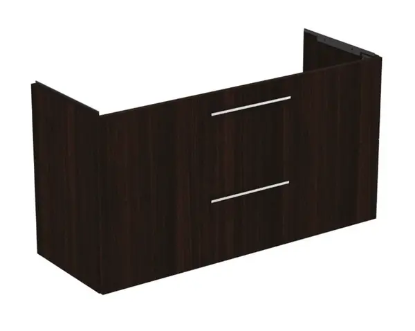 Ideal Standard i.Life A - Umyvadlová skříňka, 120x44x63 cm, 2 zásuvky, kávový dub T5258NW