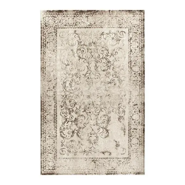 KOBEREC TKANÝ NA PLOCHO, 120/170 cm, hnědá, béžová