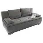 MID.YOU ROZKLÁDACÍ POHOVKA, textil, kompozitní dřevo, šedá