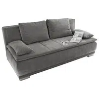 MID.YOU ROZKLÁDACÍ POHOVKA, textil, kompozitní dřevo, šedá