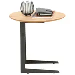 Xora ODKLÁDACÍ STOLEK, dub, černá, barvy dubu