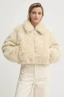 Péřová bunda A.L.C. Esme dámská, béžová barva, zimní, oversize, 1JAKT00878