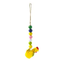 Easter Theme Plastic Rooster Pendant Decorations