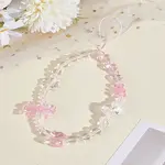 1Pc Heart & Bowknot Acrylic Mobile Straps for Women