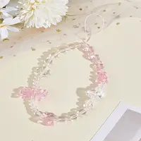 1Pc Heart & Bowknot Acrylic Mobile Straps for Women