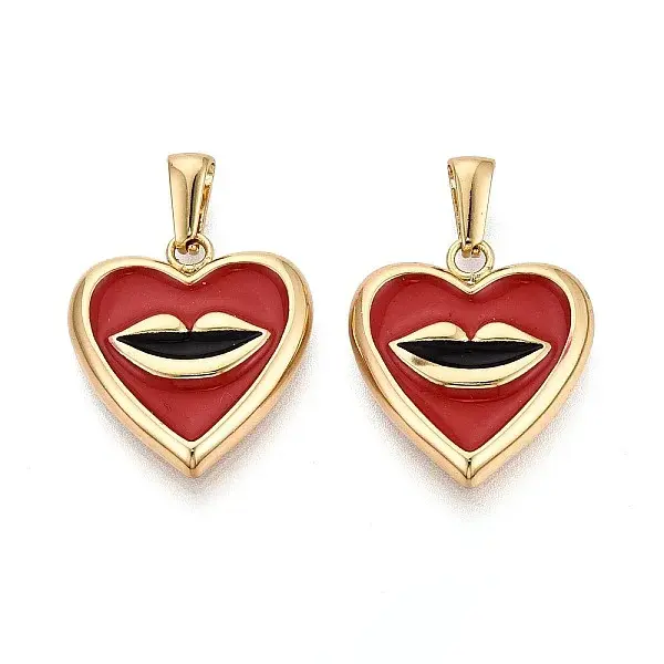 304 Stainless Steel & Enamel Pendants