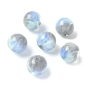 Two Tone Transparent Acrylic Beads