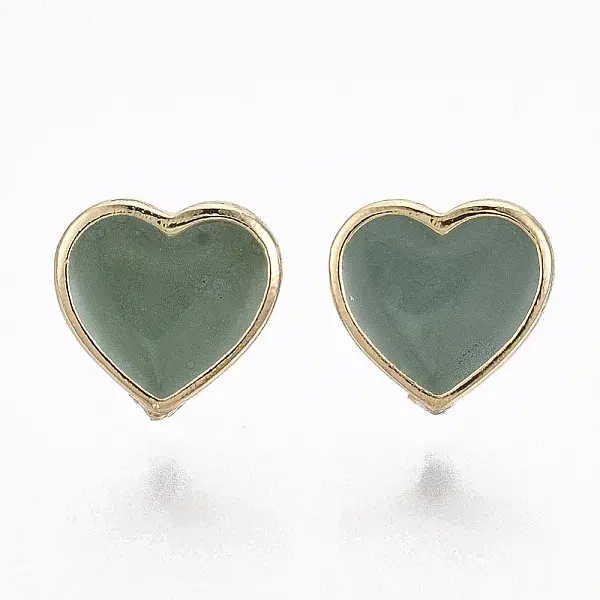 Alloy Enamel Stud Earring Findings