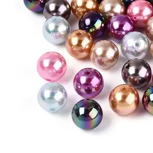 UV Plating Opaque Acrylic Beads