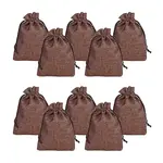Burlap Packing Pouches Drawstring Bags