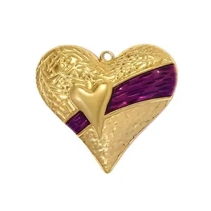 304 Stainless Steel Enamel Pendants