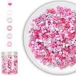 720Pcs 6 Styles Plastic & Acrylic Beads