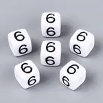 Opaque Acrylic European Large Hole Beads