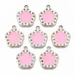 UV Plating Acrylic Pendant Rhinestone Settings