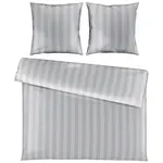 Novel POVLEČENÍ, satén, barvy stříbra, 200/200 cm