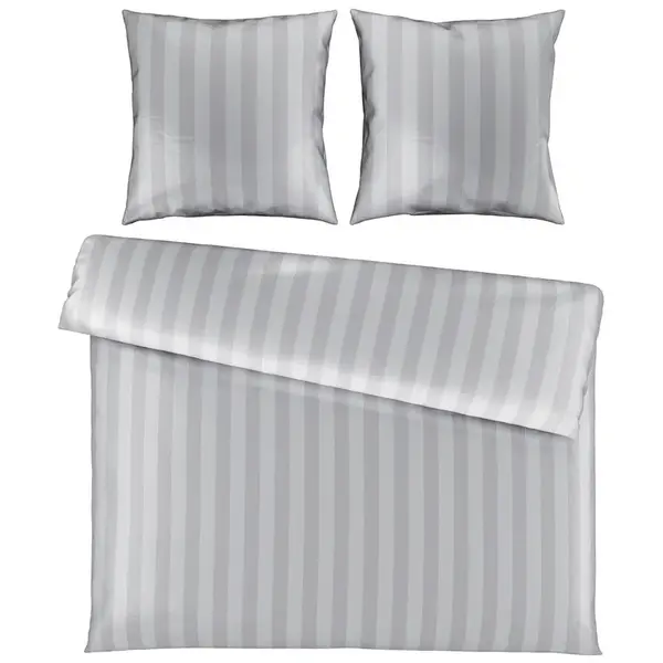 Novel POVLEČENÍ, satén, barvy stříbra, 200/200 cm