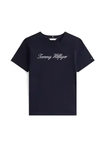 TOMMY HILFIGER Tričko  námornícka modrá / červená / biela