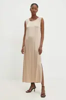 Šaty Answear.LAB béžová barva, midi