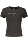 TOMMY HILFIGER WOMEN'S SHORT-SLEEVE T-SHIRT BLACK