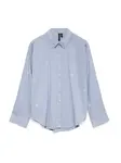 VERO MODA Blúzka 'VMOdona'  svetlomodrá / biela