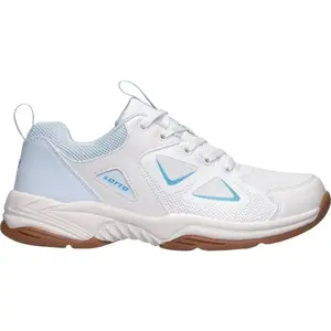 Lotto HARPE JR Juniorská obuv na míčové sporty, bílá, velikost