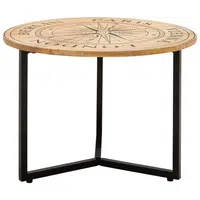 Livetastic KONFERENČNÍ STOLEK, přírodní barvy, černá, dřevo, kov, 60/60/40 cm