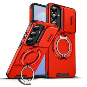 Camslide Stand obal, Samsung Galaxy S26 Plus, červený