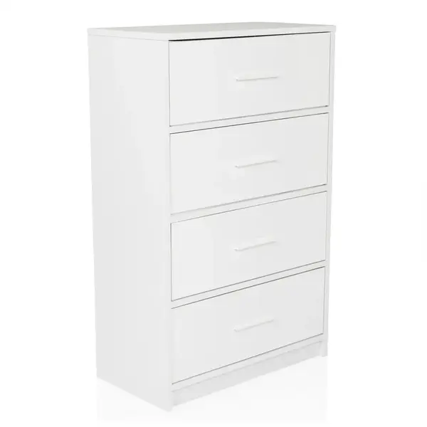 MID.YOU KOMODA, bílá, 58/91,5/30 cm