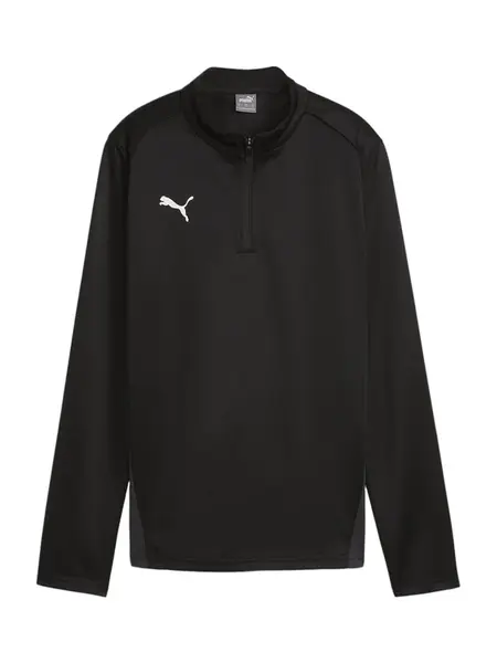 PUMA Funkčné tričko  čierna / biela