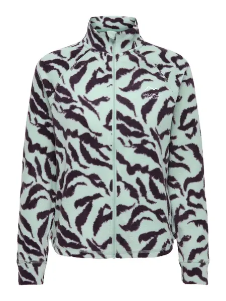 ONLY PLAY Funkčná flisová bunda 'ONPIno'  mätová / čierna