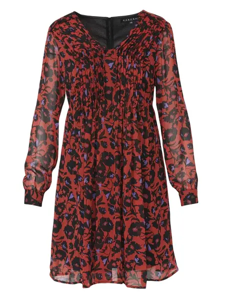 KOROSHI Šaty  modrá / červená / čierna
