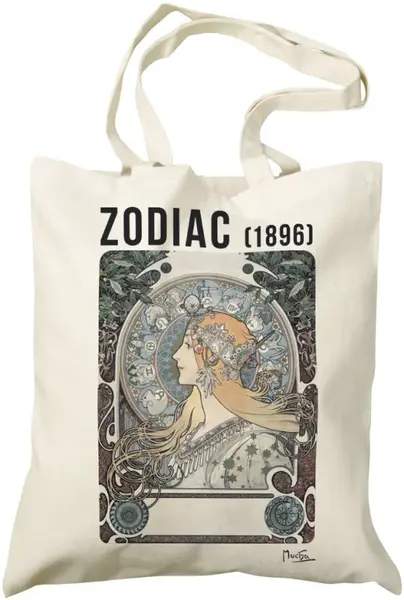 Plátěná taška Alfons Mucha - Zodiac