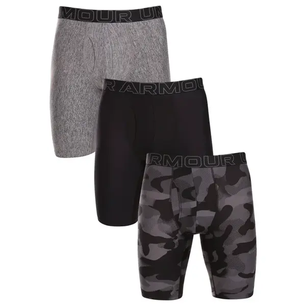 Under Armour 3PACK pánské boxerky vícebarevné (1383881 001) XXL