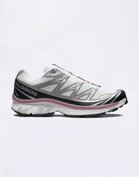 Salomon XT-6 White/Black/Dusky Orchid 41 1/3