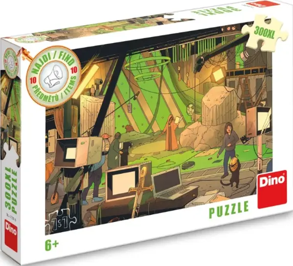 Puzzle Najdi 10 předmětů - film 300 xl dílků (poškozená)