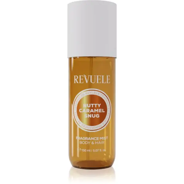 Revuele Nutty Caramel Snug Fragrance Mist parfémovaná mlha na tělo a vlasy pro ženy 150 ml