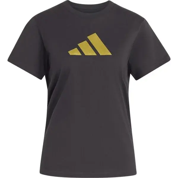 adidas MET LOGO TEE Dámské triko, černá, velikost
